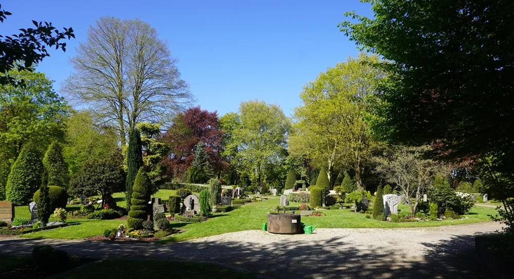 Der katholische Friedhof in Weeze