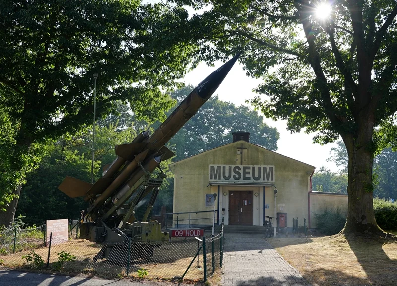 Royal Air Force Museum Laarbruch in Weeze mit historischer Bloodhound-Rakete