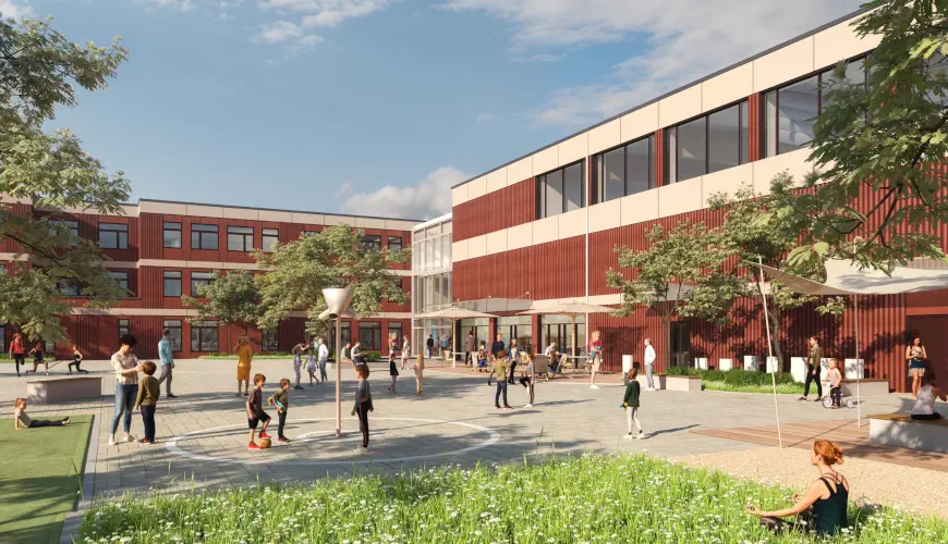 Visualisierung Neubau
            Petrus-Canisius-Grundschule Weeze