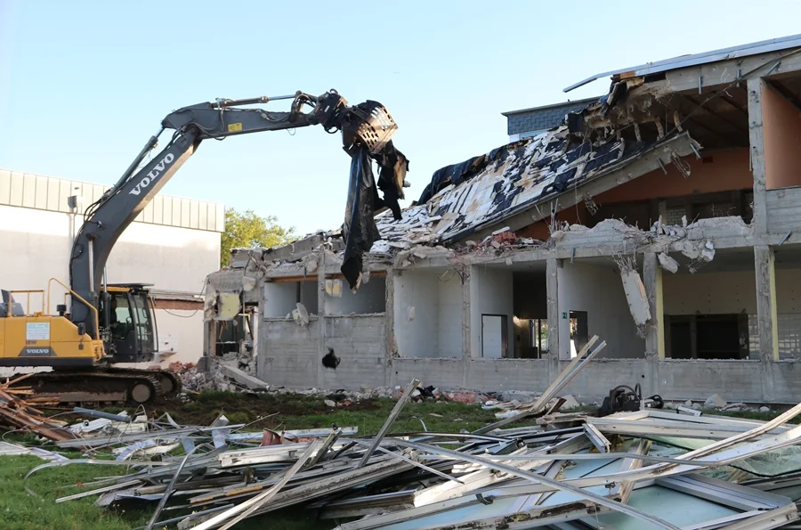 Abbruch Hauptschule Weeze