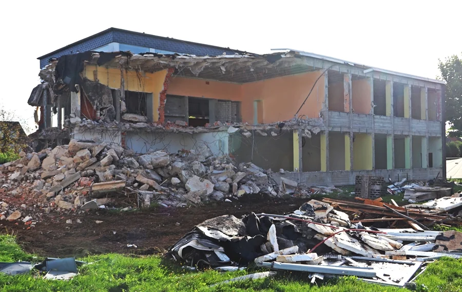 Abbruch Hauptschule Weeze