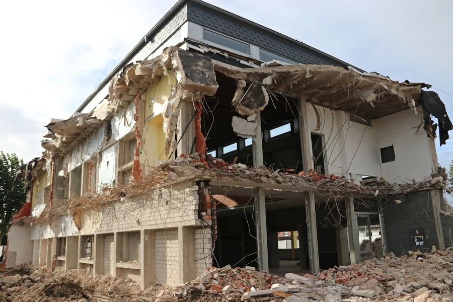 Abbruch Hauptschule Weeze