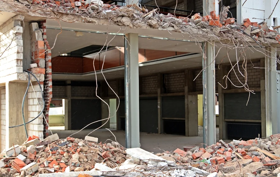 Abbruch Hauptschule Weeze
