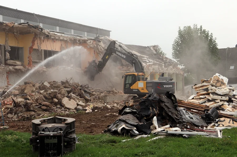 Abbruch Hauptschule Weeze