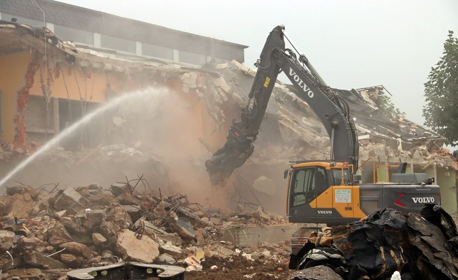 Abbruch Hauptschule Weeze