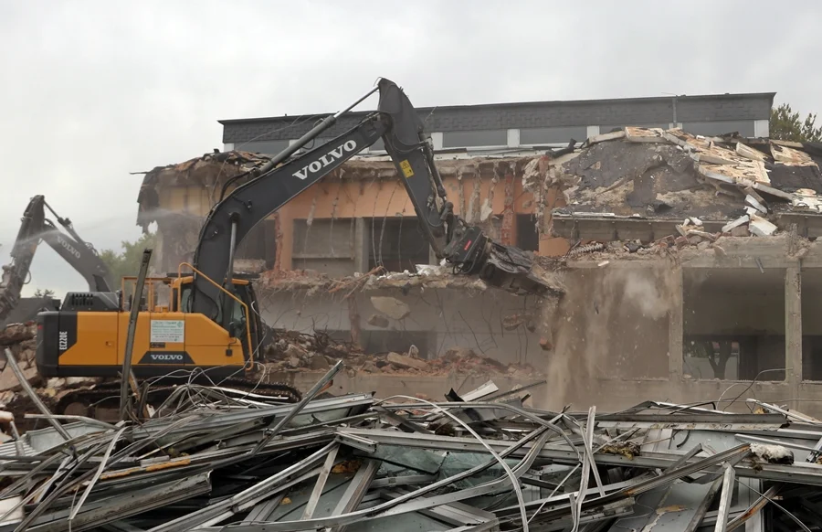 Abbruch Hauptschule Weeze
