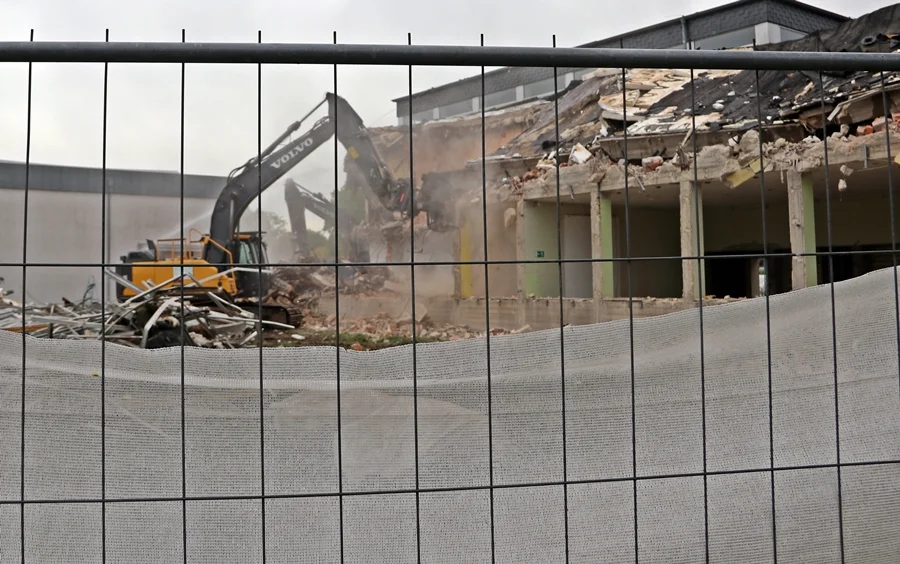 Abbruch Hauptschule Weeze