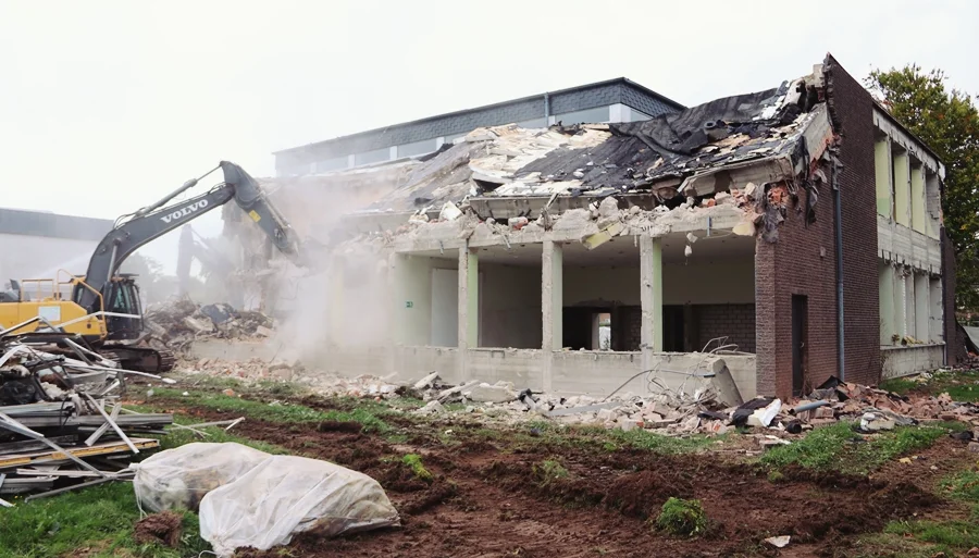 Abbruch Hauptschule Weeze