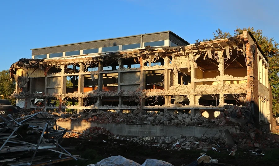 Abbruch Hauptschule Weeze