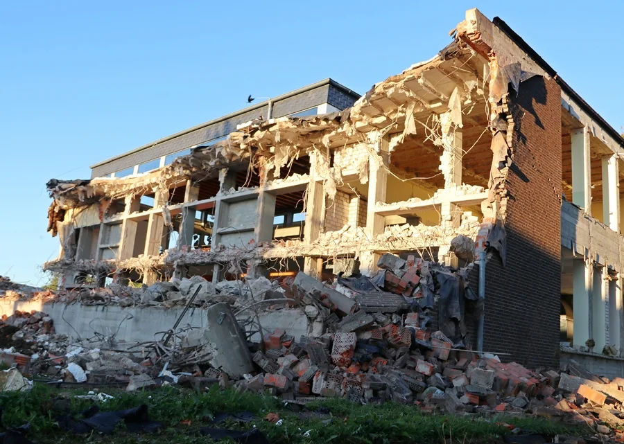 Abbruch Hauptschule Weeze