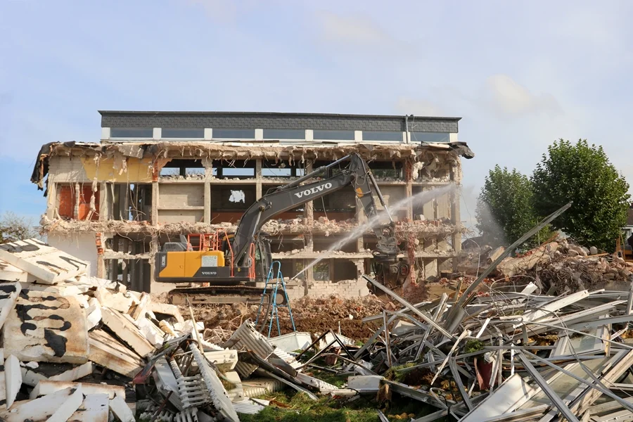 Abbruch Hauptschule Weeze