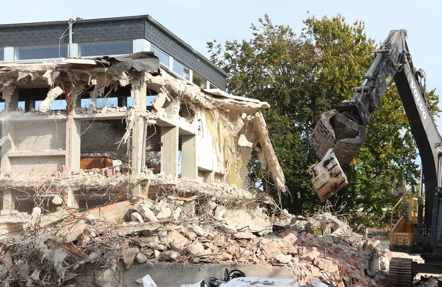 Abbruch Hauptschule Weeze