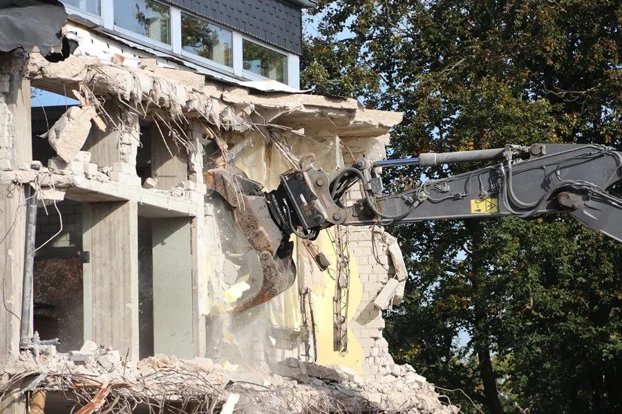 Abbruch Hauptschule Weeze
