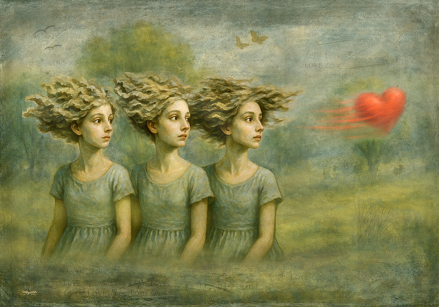 Vorbeiflug im Fruehling